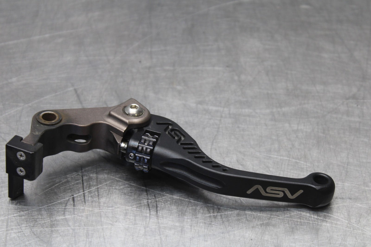 08 KAWASAKI NINJA ZX10R ASV RIGHT CLIPON HANDLEBAR BRAKE LEVER BB902
