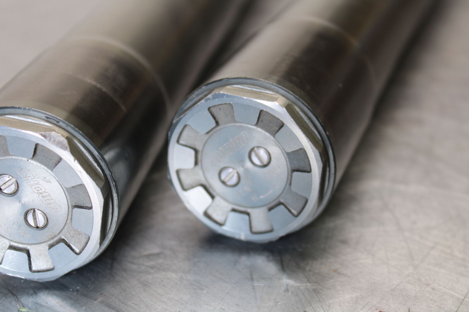 09-12 KAWASAKI NINJA ZX6R FRONT FORKS SHOCK SUSPENSION SET PAIR BB272