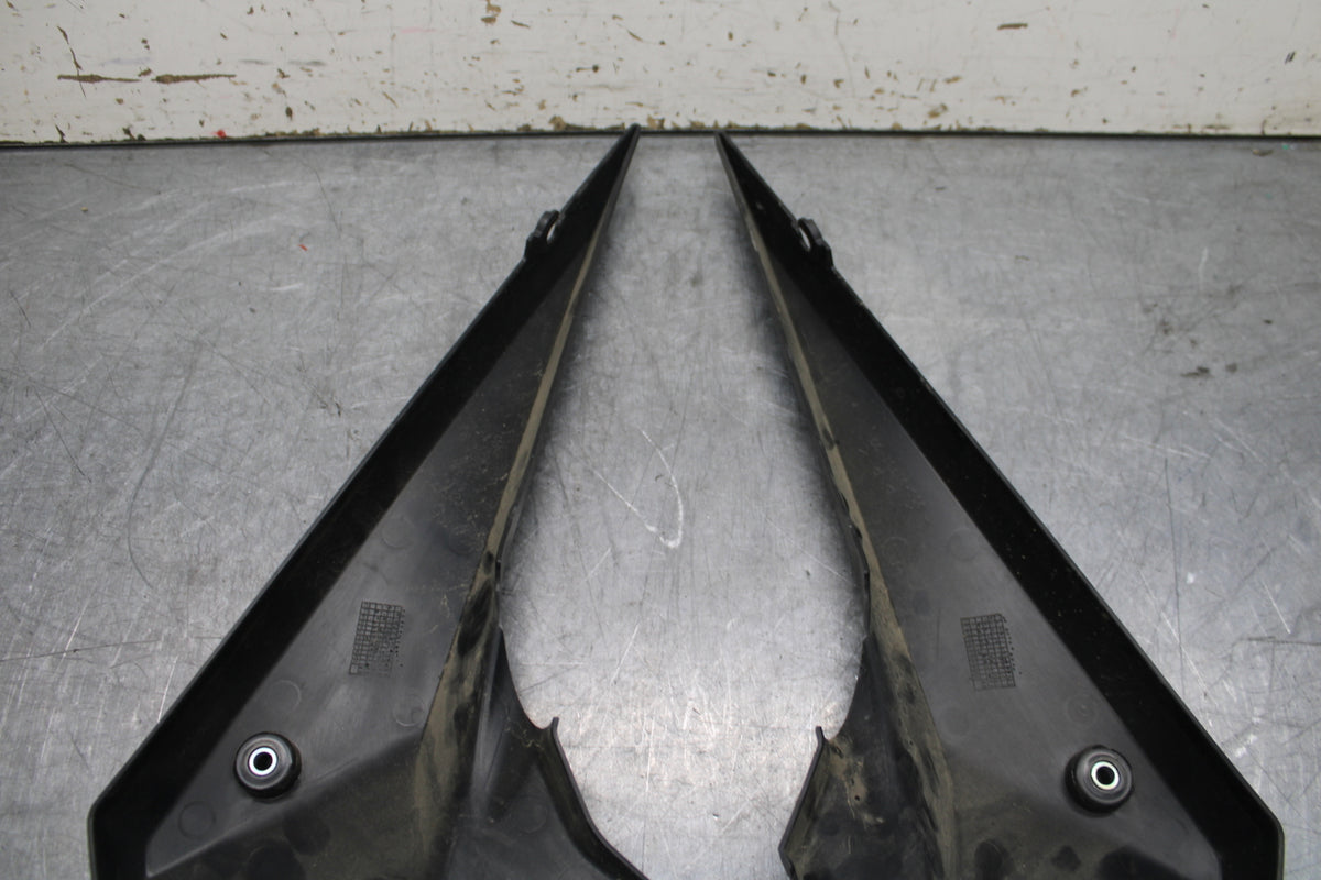 09-15 YAMAHA FZ6R RIGHT LEFT SIDE SEAT PANELS TRIMS COWLS FAIRINGS COVER BB719 