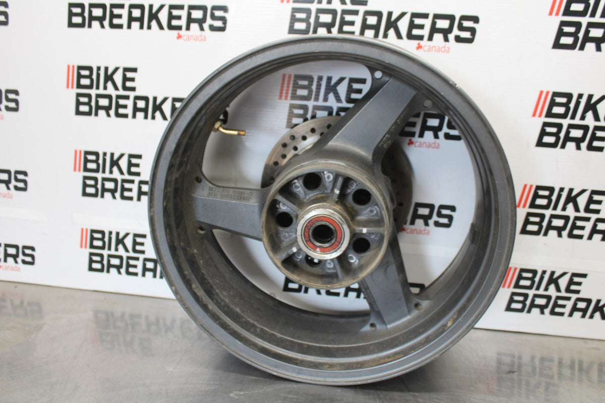 00-05 KAWASAKI NINJA ZX12R REAR WHEEL BACK RIM & ROTOR BB892