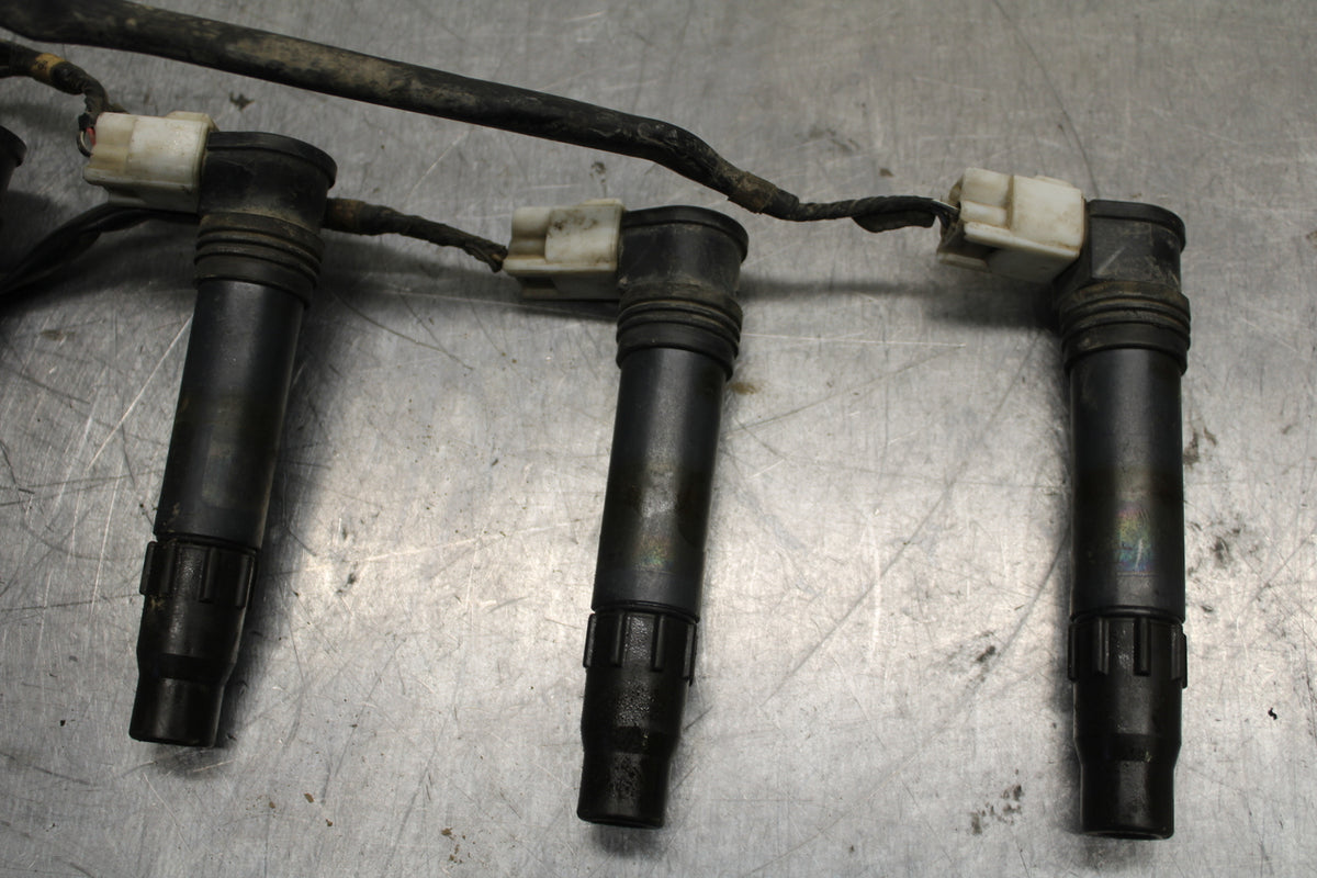 05-06 HONDA CBR600RR IGNITION COILS COIL SPARK PLUG CAPS BB739