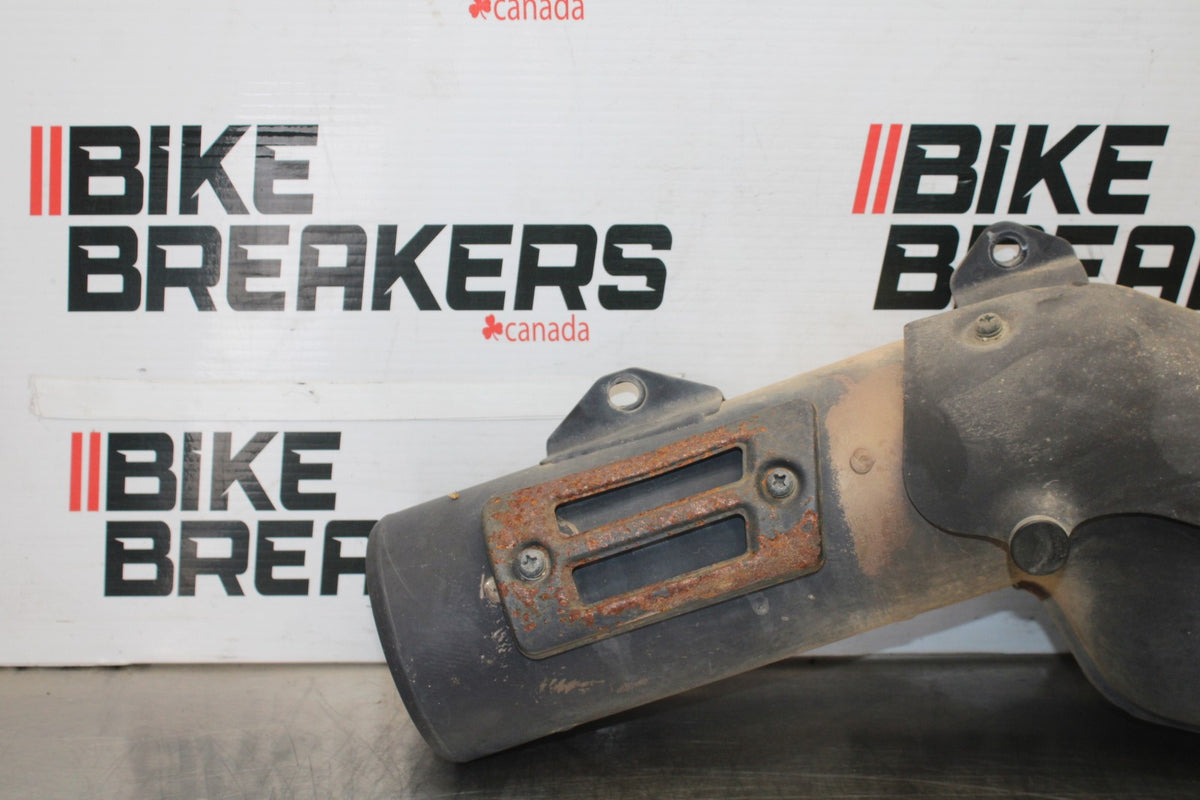 06 KAWASAKI KLR650 EXHAUST PIPE MUFFLER SLIP ON CAN SILENCER BB919
