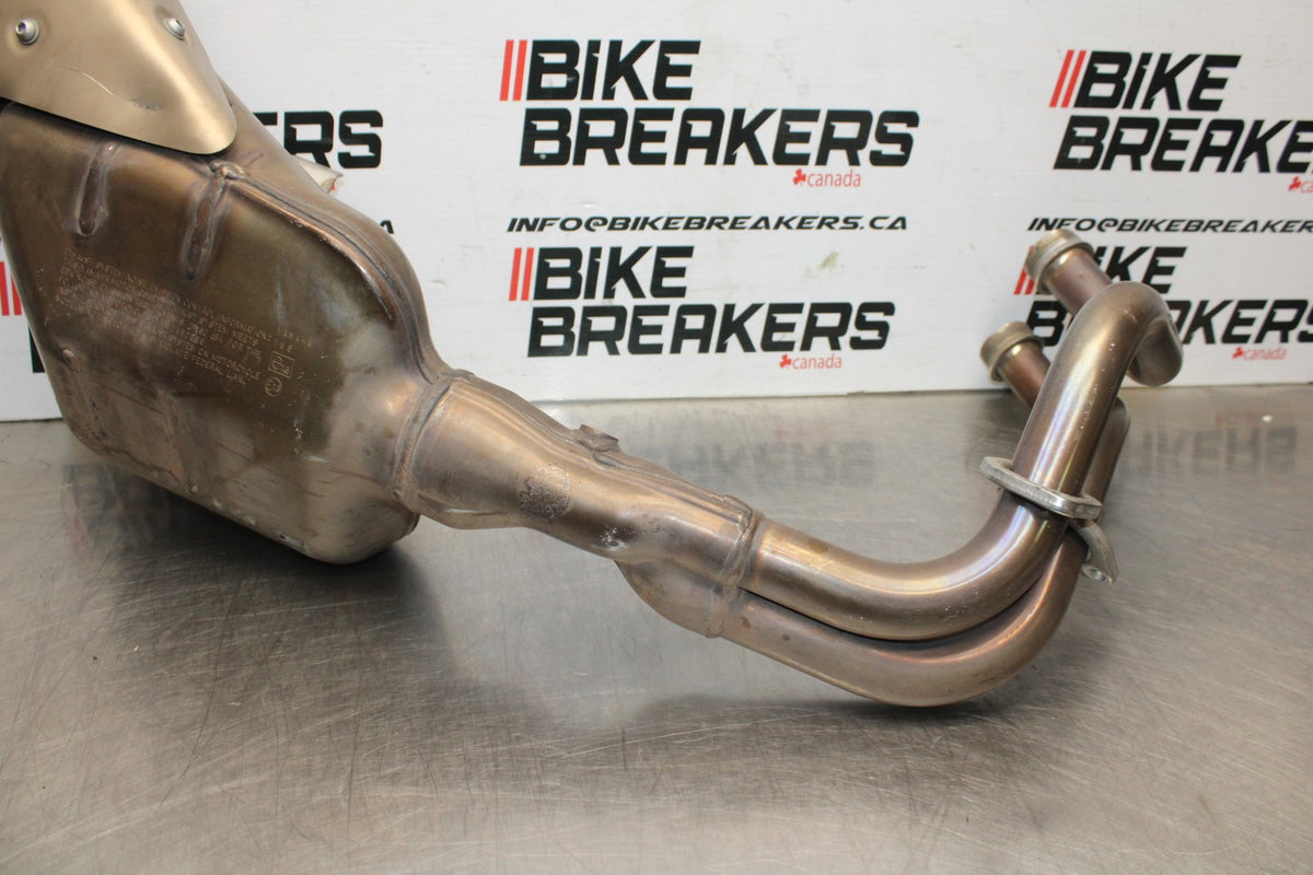 14-17 YAMAHA FZ07 FULL EXHAUST SYSTEM HEADERS PIPE MUFFLER BB843