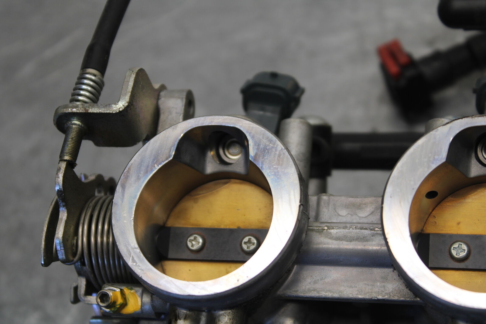 09-12 KAWASAKI NINJA ZX6R MAIN FUEL INJECTORS / THROTTLE BODIES 16163-0128 BB698