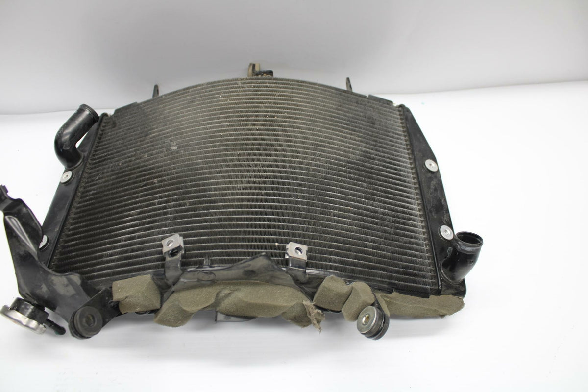 08-16 YAMAHA YZF R6 ENGINE RADIATOR MOTOR COOLER COOLING RADIATER BB247