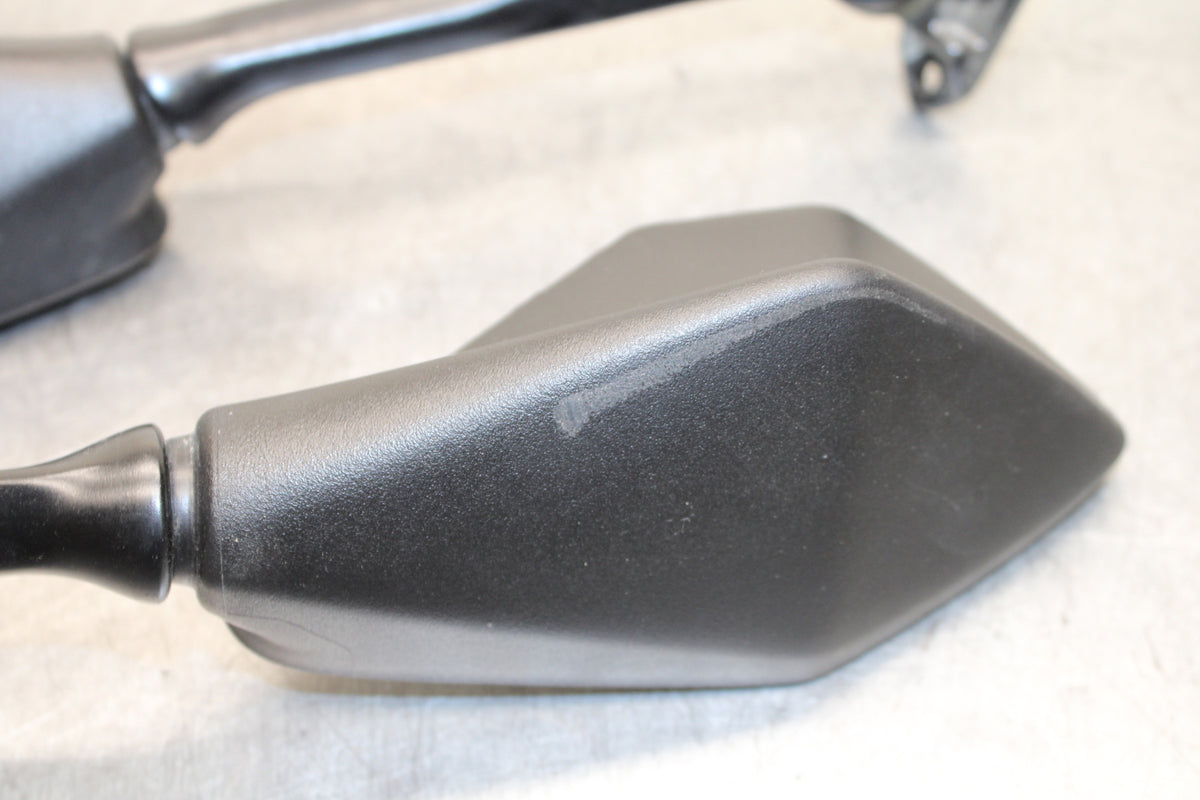 24 KAWASAKI NINJA 500 ABS REAR VIEW MIRROR SET PAIR MIRRORS BB730
