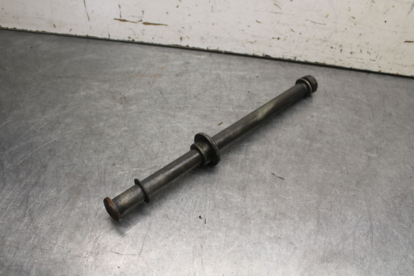 04-12 HONDA ST1300A REAR AXLE BACK WHEEL RIM PIVOT BOLT AXEL BB669