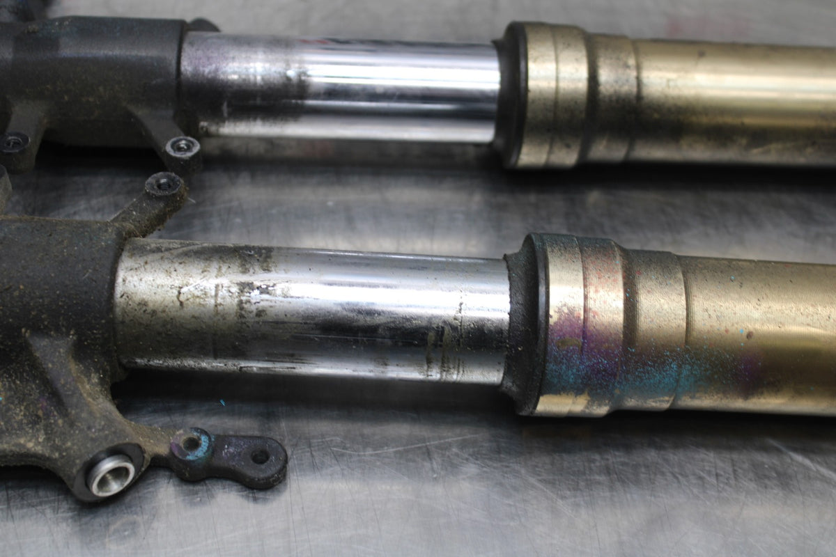 06-07 SUZUKI GSXR600 FRONT FORKS SHOCK SUSPENSION SET PAIR BB836