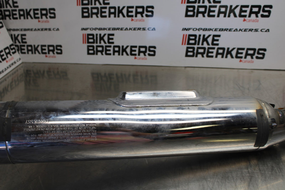 09 YAMAHA V STAR 950 EXHAUST PIPE SYSTEM BB172