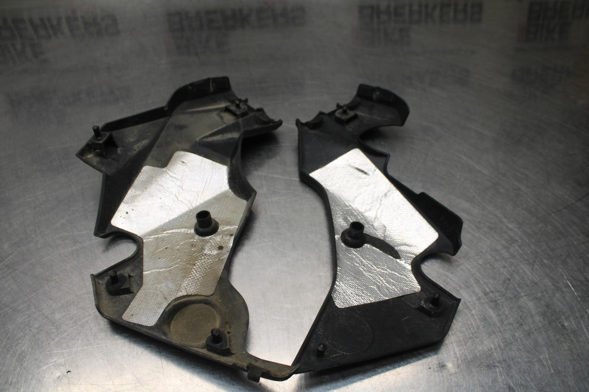 13 KAWASAKI NINJA 650 EX650F ABS FRAME MID SIDE COVERS COWLS PANELS  BB828