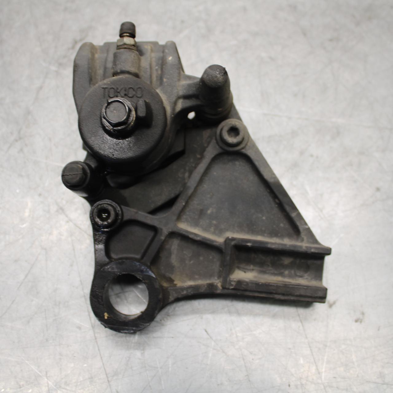 2012 Kawasaki Ninja ZX6R ZX600R REAR BACK BRAKE CALIPER W MOUNT BRACKET BB529