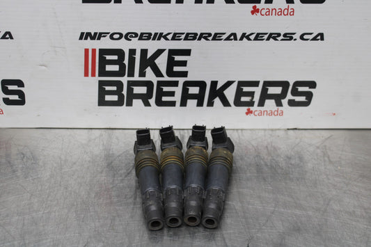 07 SUZUKI GSXR1000 IGNITION COILS COIL SPARK PLUG CAPS 33410-35F10 BB770