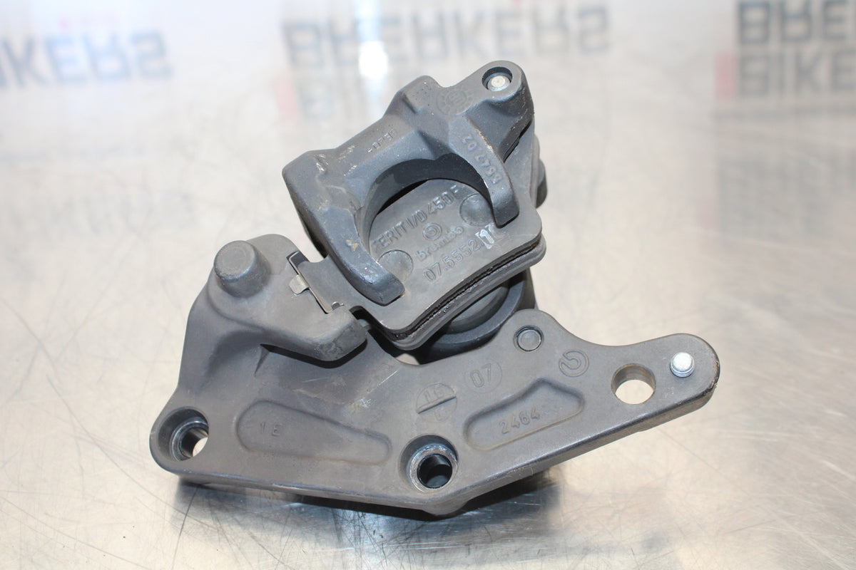 06-12 BMW F800ST REAR BACK BRAKE CALIPER W MOUNT BRACKET BB144