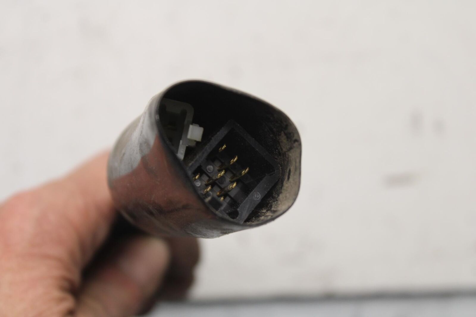 15-16 KAWASAKI EX300 LEFT CLIP ON HANDLE HORN SIGNALS SWITCH  BB635