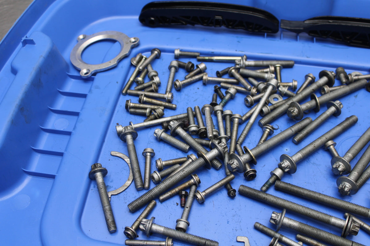 10-11 BMW S1000RR ENGINE MOUNTING BOLTS HARDWARE MOTOR SCREWS BB168