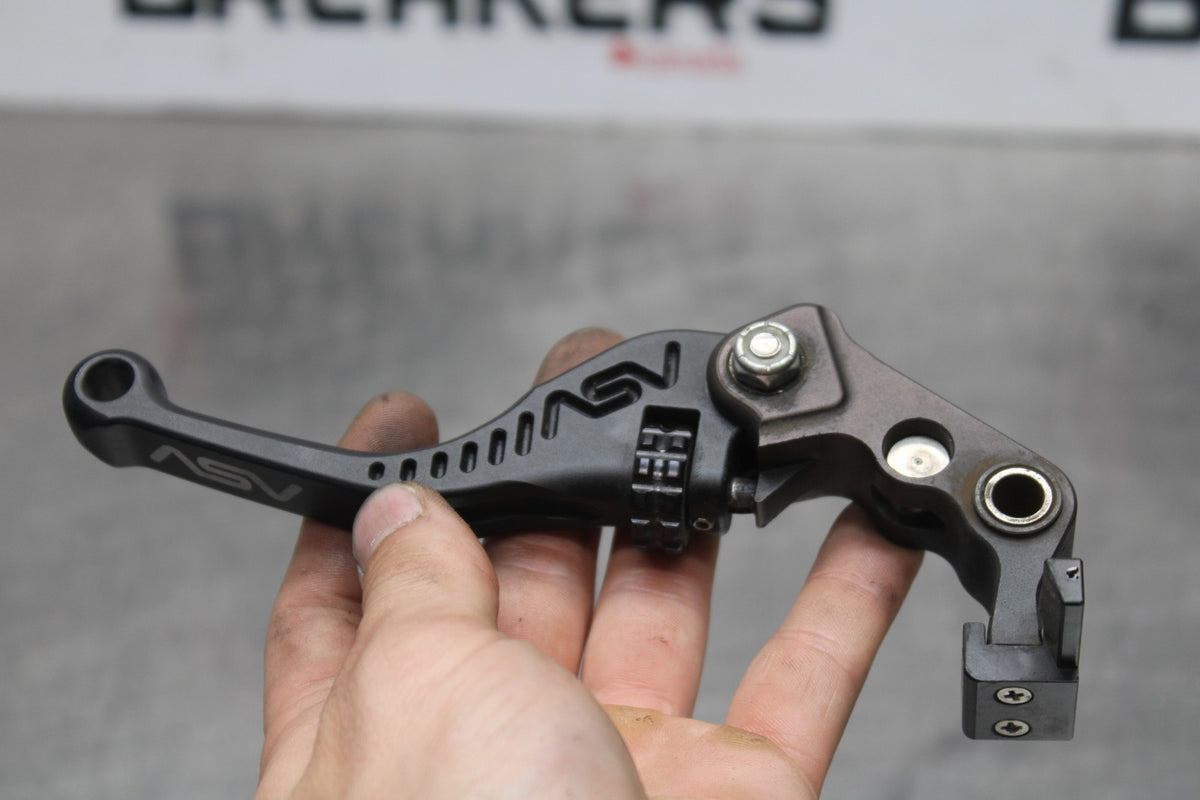 08 KAWASAKI NINJA ZX10R ASV RIGHT CLIPON HANDLEBAR BRAKE LEVER BB902