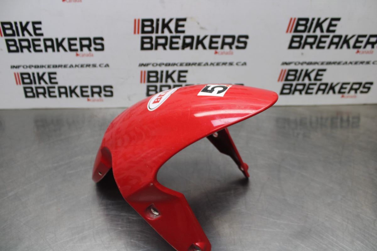 09-11 TRIUMPH DAYTONA 675 FRONT WHEEL FENDER COWL FAIRING BB00