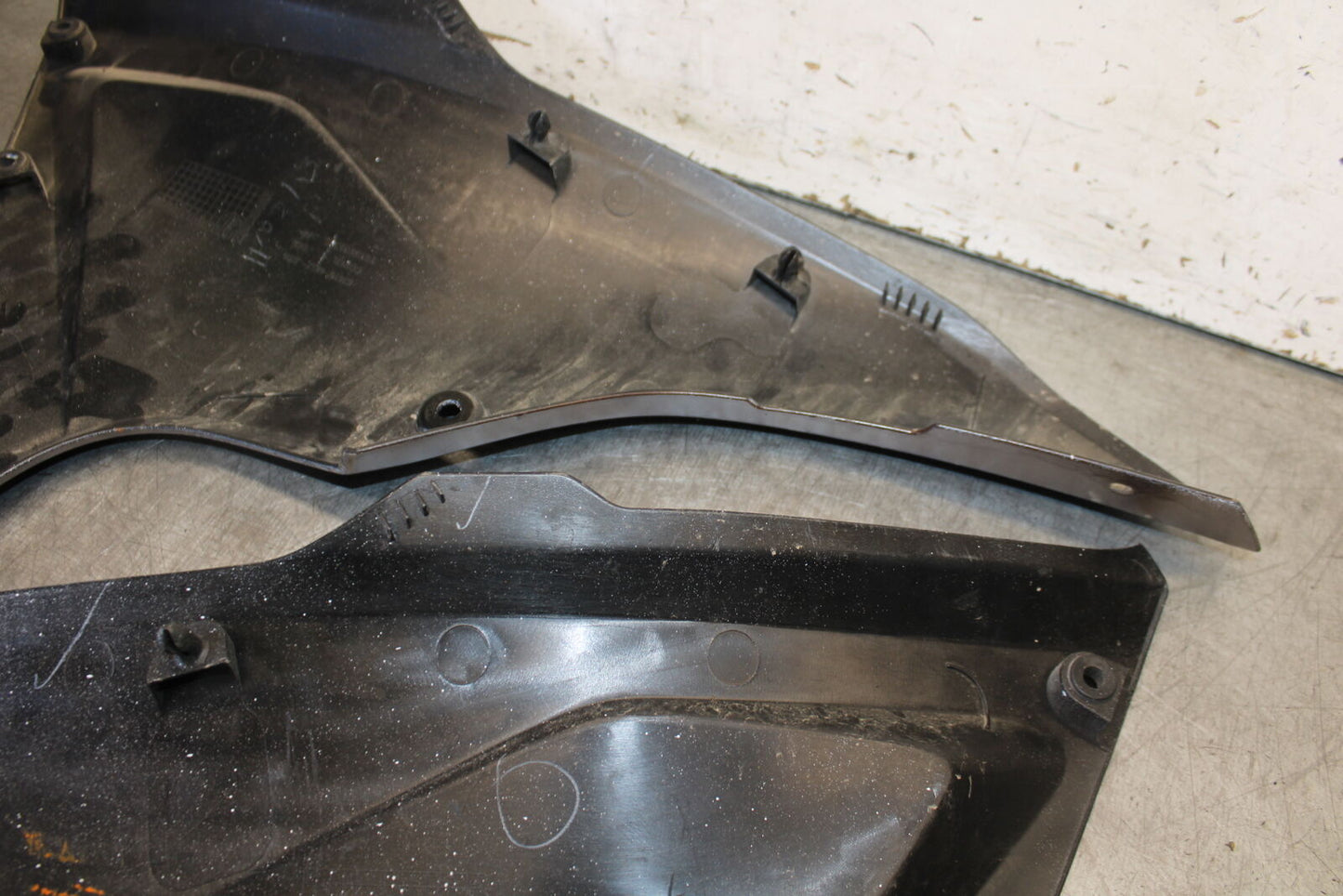 13-15 HONDA CBR500R RIGHT LEFT SIDE SEAT PANELS TRIMS COWLS FAIRINGS COVER BB704