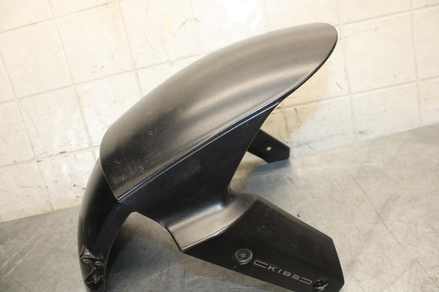 09-12 KAWASAKI NINJA ZX6R FRONT WHEEL FENDER COWL  35004-0118 BB517