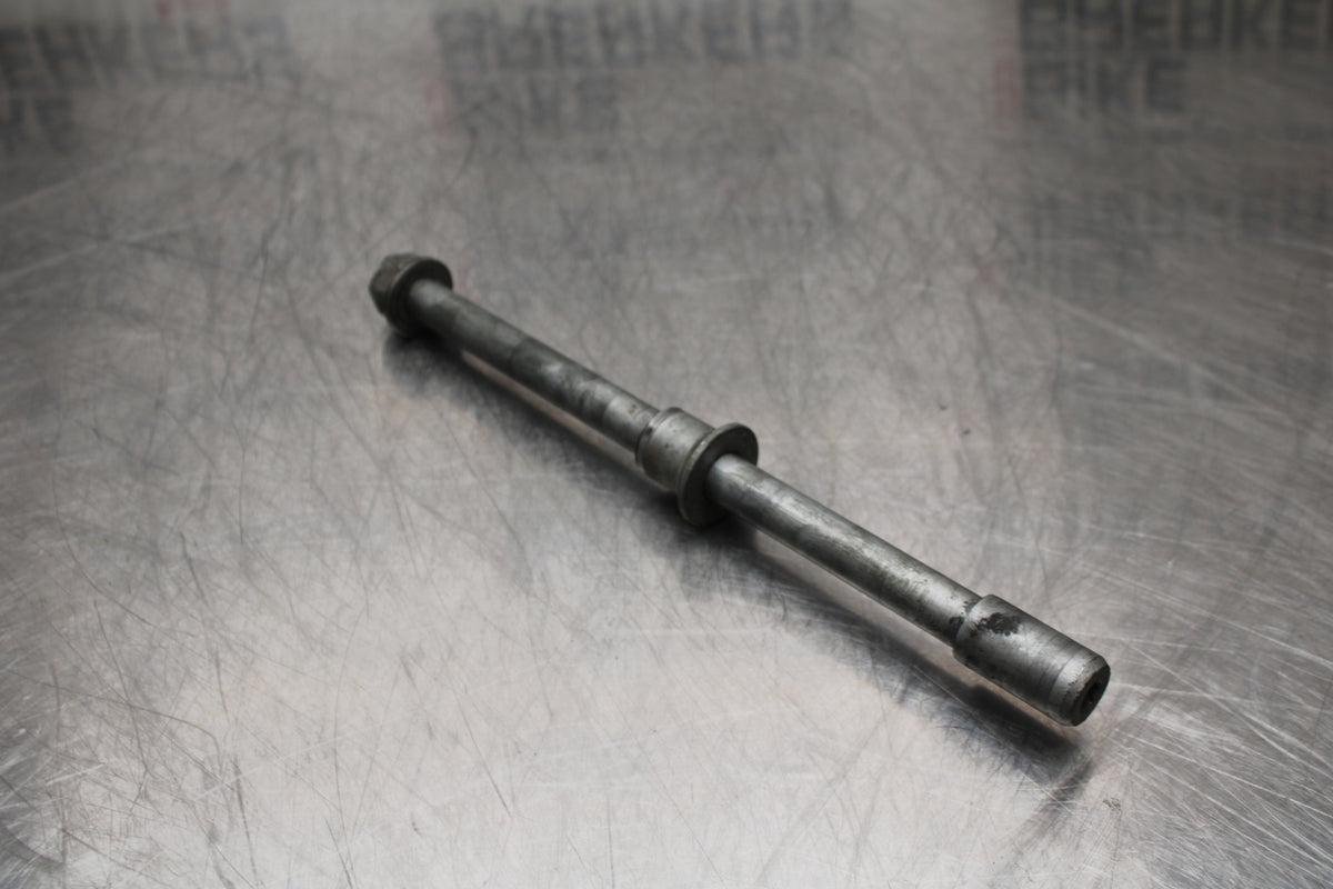 08 MOTO GUZZI BREVA 750 REAR AXLE BACK WHEEL RIM PIVOT BOLT AXEL BB154