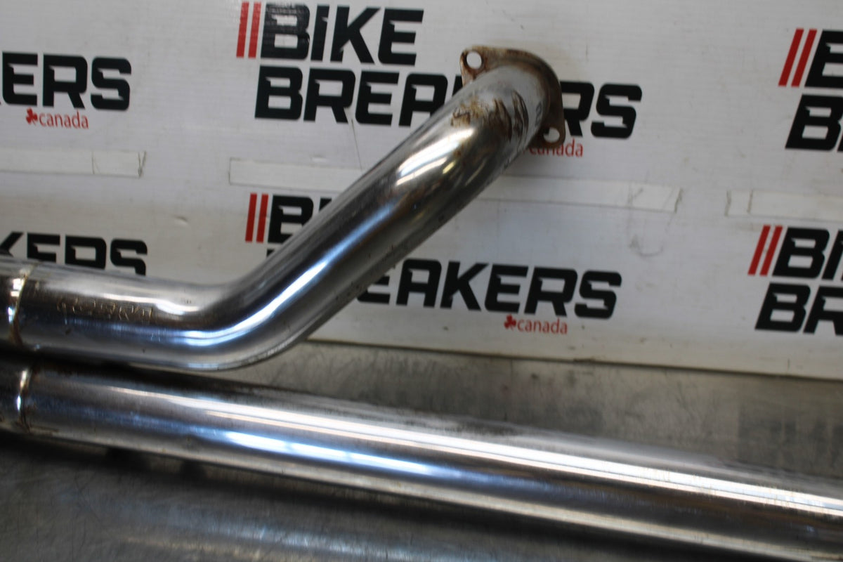08 YAMAHA V STAR 1100 XVS1100AW CLASSIC COBRA FULL EXHAUST PIPE BB916