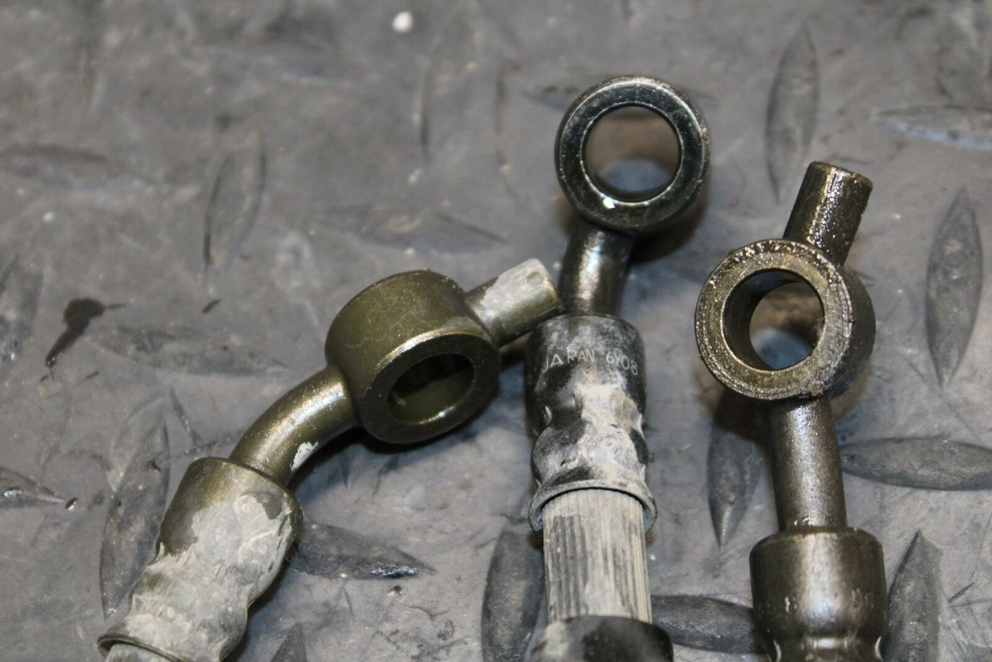 07-09 KAWASAKI VERSYS 650 FRONT REAR BRAKE CALIPER HOSES LINES BB206