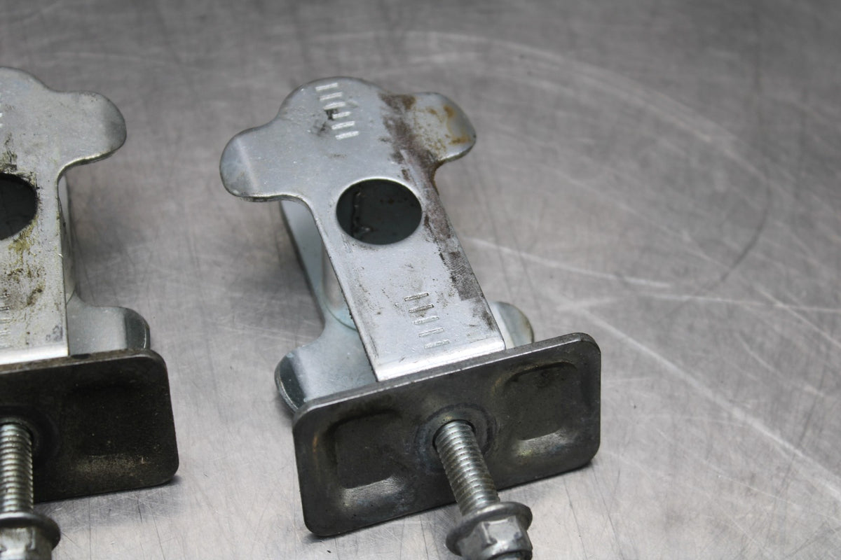 15 SUZUKI GW250F SWINGARM CHAIN TENSIONER ADJUSTMENT BRACKETS  BB789