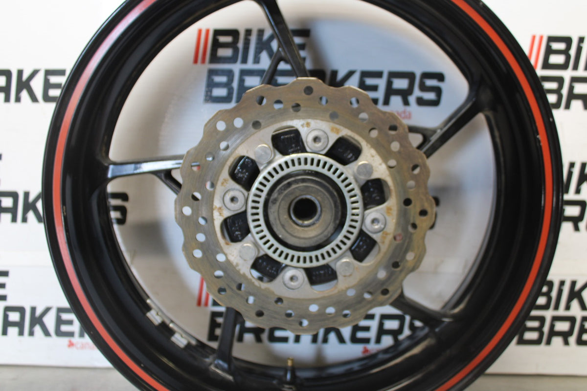 23 KAWASAKI NINJA 650 EX650 REAR WHEEL BACK RIM & ROTOR BB920