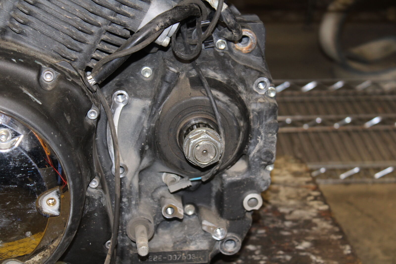 14-15 YAMAHA V STAR 1300 XVS1300CT TOURER ENGINE MOTOR BB722
