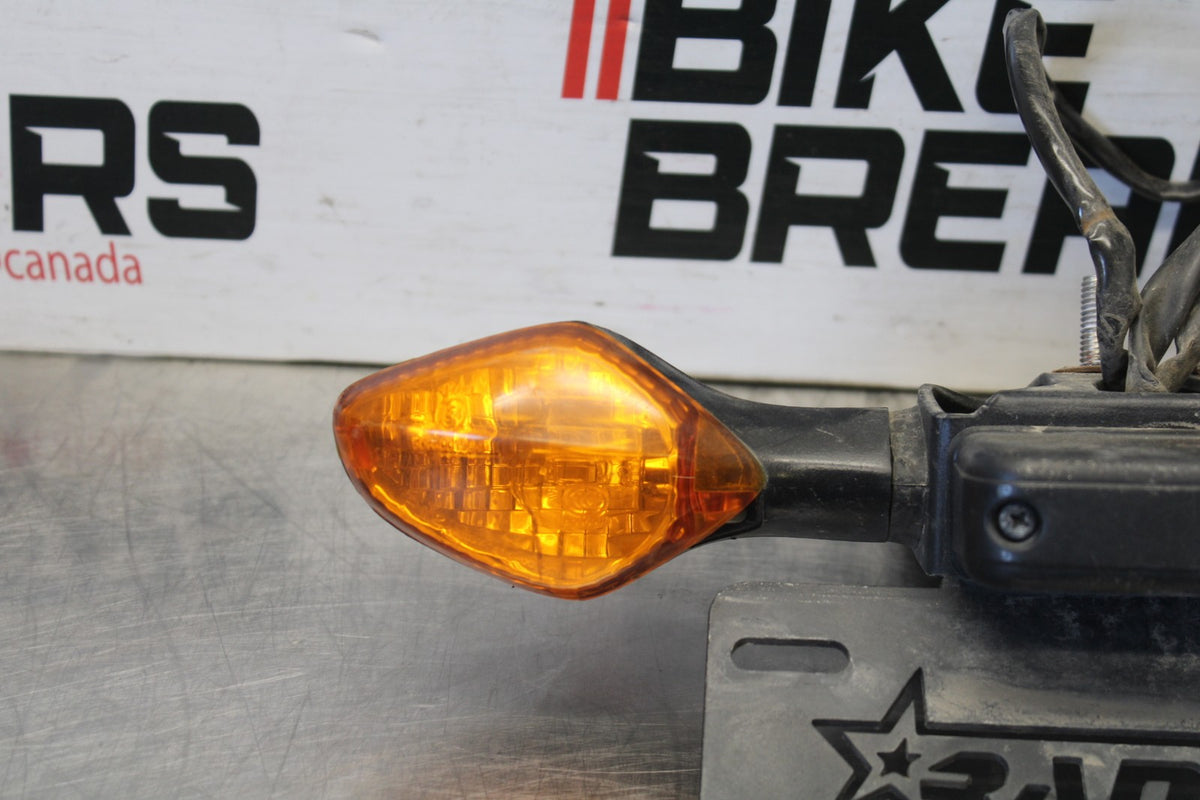 16 HONDA CB500F ABS FENDER ELIMINATOR PLATE BRACKET & LIGHTS BB930