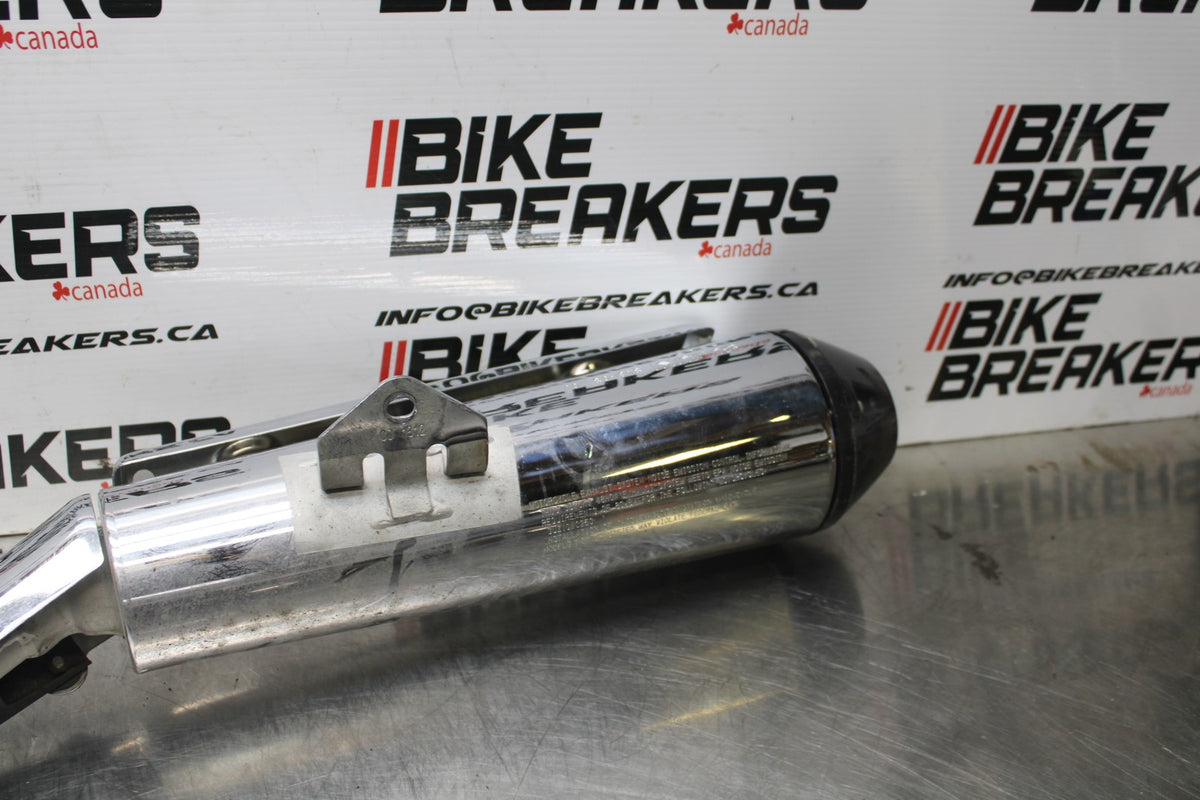 15 SUZUKI GW250F FULL EXHAUST SYSTEM HEADERS PIPE MUFFLER BB789