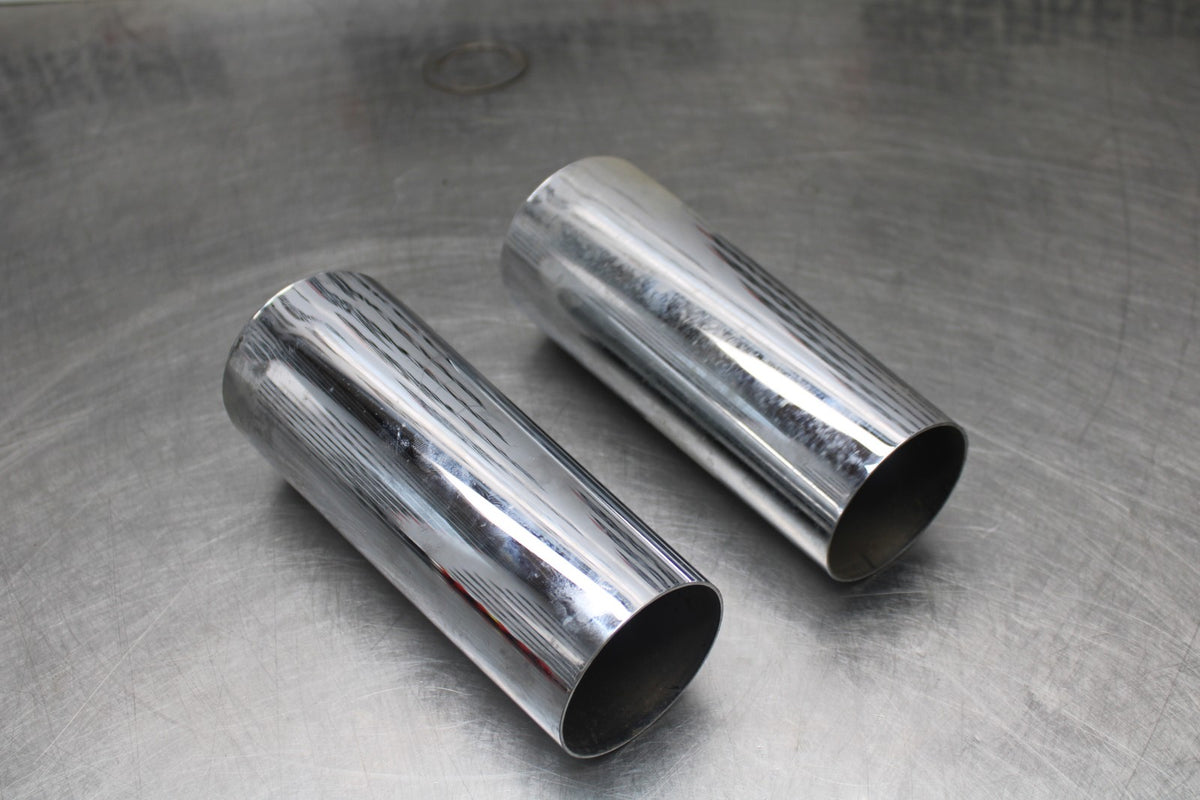 05-09 SUZUKI BOULEVARD C90 FORK LOWER COVERS BOTTOM GUARDS SHIELD COWL BB918