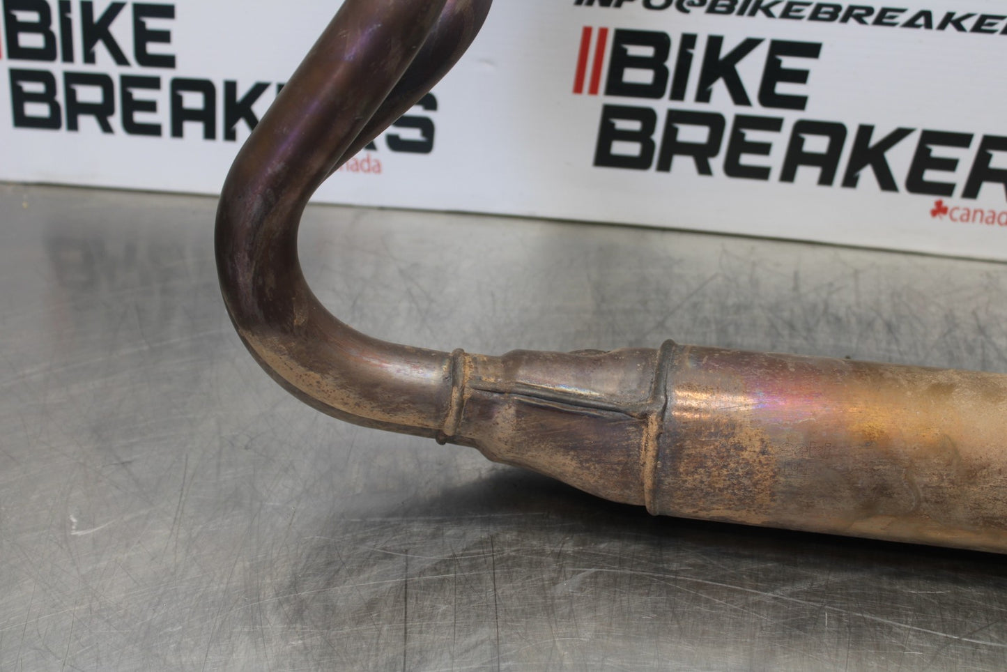 18-23 KAWASAKI NINJA 400 EX400 ABS EXHAUST HEADER PIPES MANIFOLD BB192