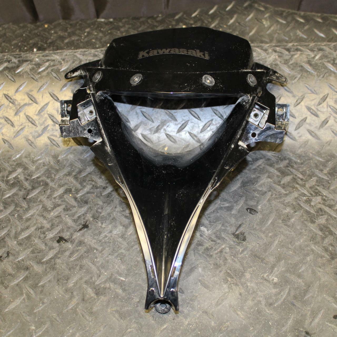 09-12 KAWASAKI NINJA ZX6R ZX600R FRONT CENTER COWL FAIRING 55028-0290-H8 BB189