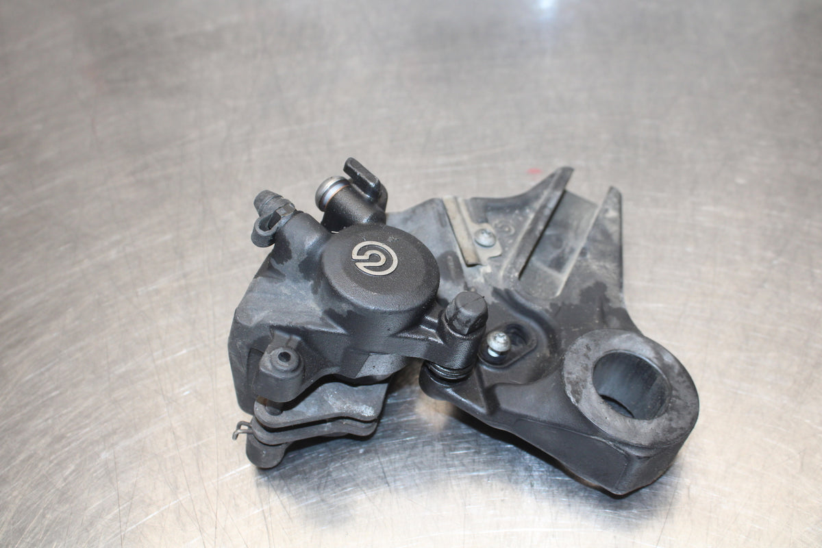 10-11 BMW S1000RR REAR BACK BRAKE CALIPER W MOUNT BRACKET BB168
