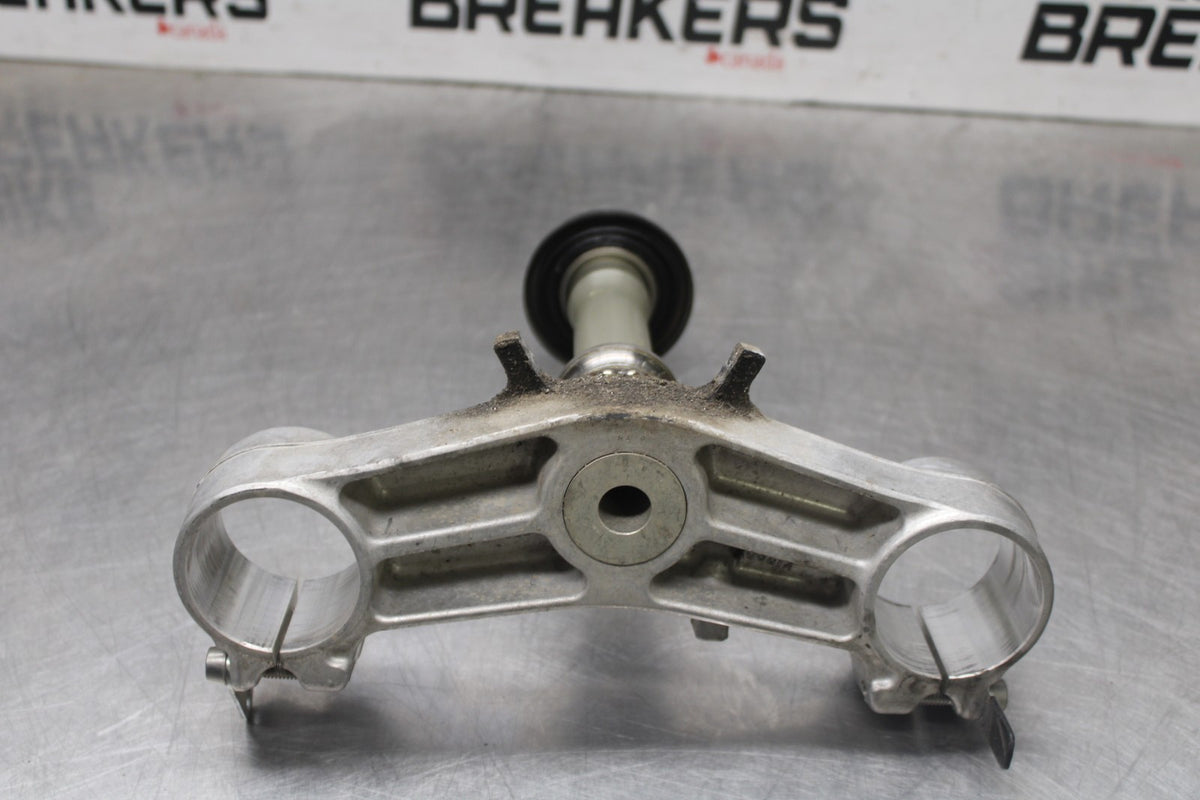 07-08 KAWASAKI NINJA ZX6R FRONT FORKS CLAMP LOWER TRIPLE TREE STEM BB937