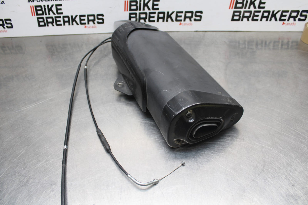 13-18 KAWASAKI NINJA ZX6R EXHAUST PIPE MUFFLER SLIP ON CAN SILENCER BB735