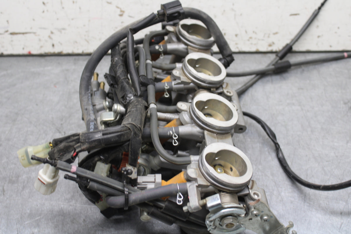 09-15 YAMAHA FZ6R MAIN FUEL INJECTORS / THROTTLE BODIES 36P-13750-10-00 BB719