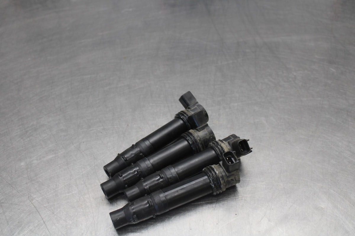 08 KAWASAKI ZX6R IGNITION COILS COIL SPARK PLUG CAPS BB896