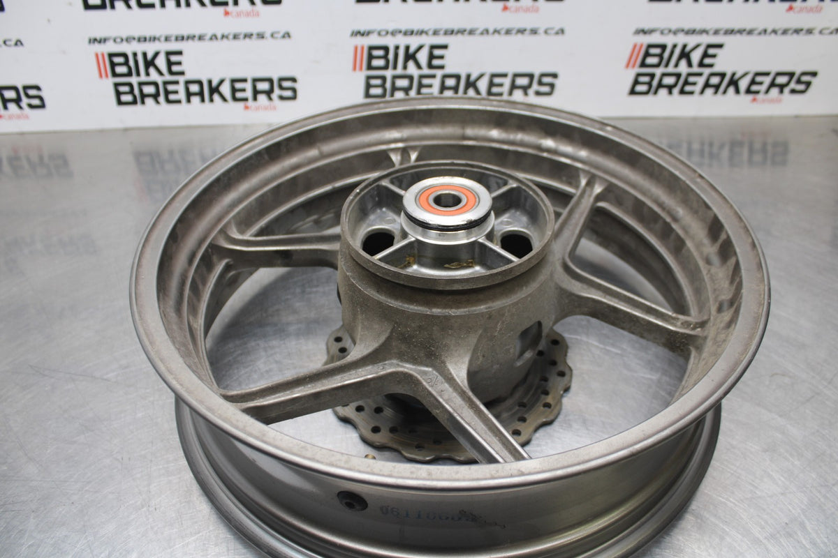 06 KAWASAKI NINJA 650 EX650 REAR WHEEL BACK RIM & ROTOR BB823