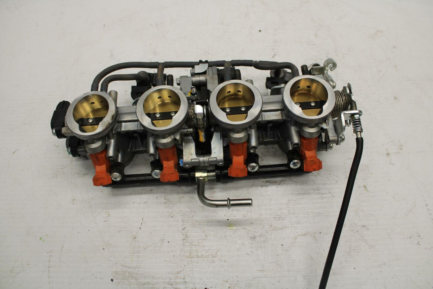 13-18 KAWASAKI NINJA ZX6R MAIN FUEL INJECTORS / THROTTLE BODIES 16163-0773 BB240