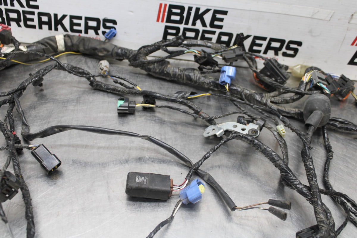 08-09 KAWASAKI NINJA ZX14R MAIN ENGINE WIRING HARNESS MOTOR WIRE LOOM BB932