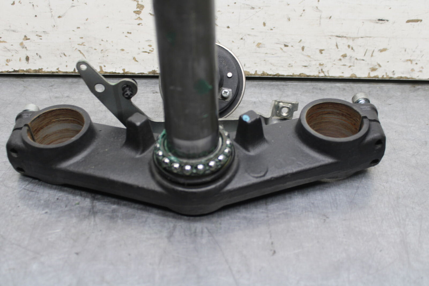 14-15 KAWASAKI NINJA 650 EX650F ABS FRONT CLAMP LOWER TRIPLE TREE STEM BB741