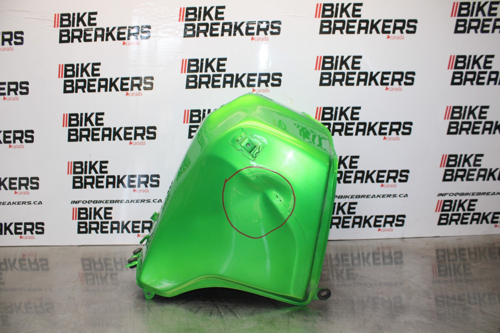 08-18 KAWASAKI KLR650 GAS TANK FUEL CELL PETROL RESERVOIR BB183