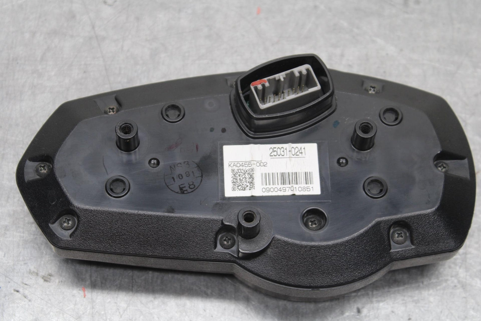 09-12 KAWASAKI NINJA ZX6R SPEEDO TACH GAUGES DISPLAY CLUSTER SPEEDOMETER BB640