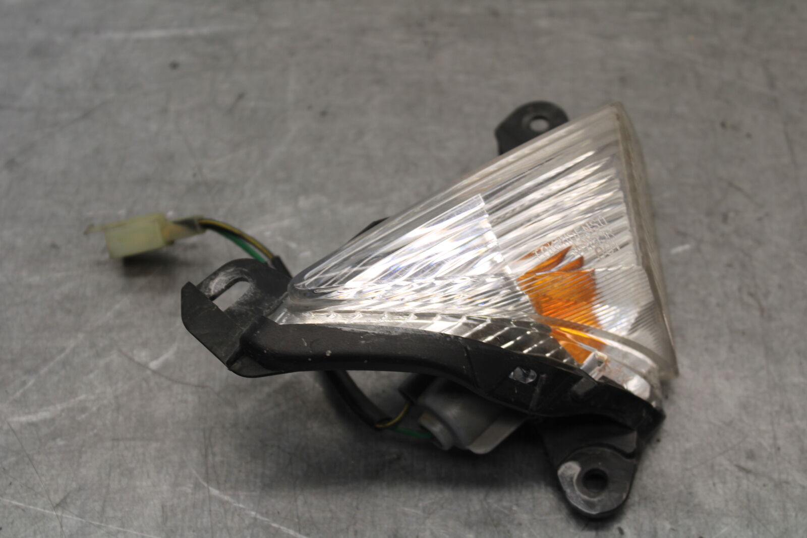 09-12 KAWASAKI NINJA ZX6R ZX600R RIGHT FRONT TURN SIGNAL LIGHT INDICATOR BB656