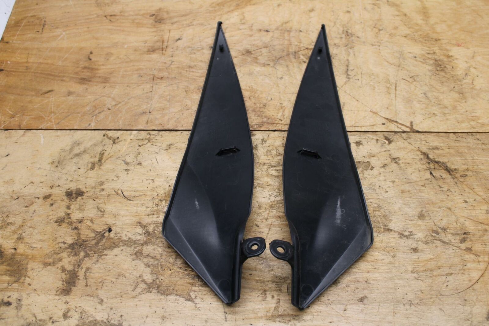 07-08 YAMAHA YZF R1 RIGHT LEFT GAS FUEL TANK PANELS COVERS TRIM SET COWLS  BB333