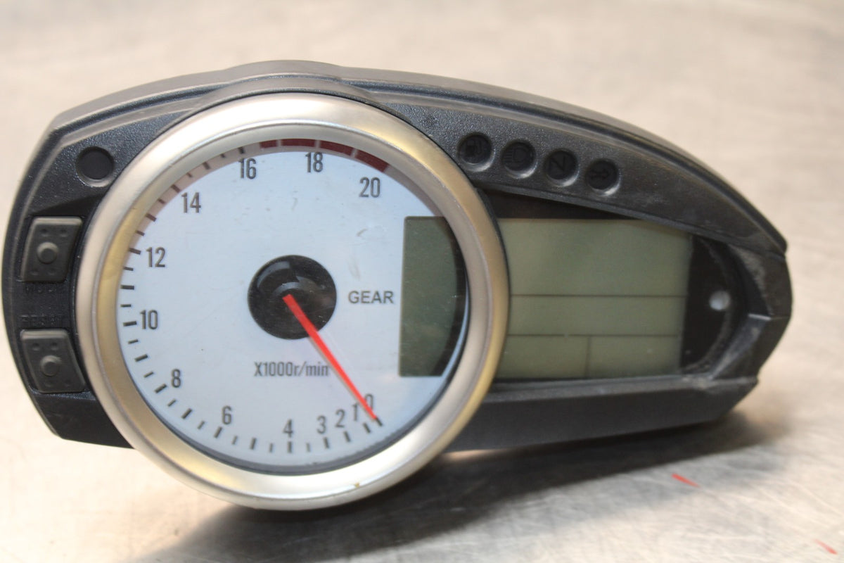 07-08 KAWASAKI NINJA ZX6R SPEEDO TACH GAUGES DISPLAY CLUSTER SPEEDOMETER BB175