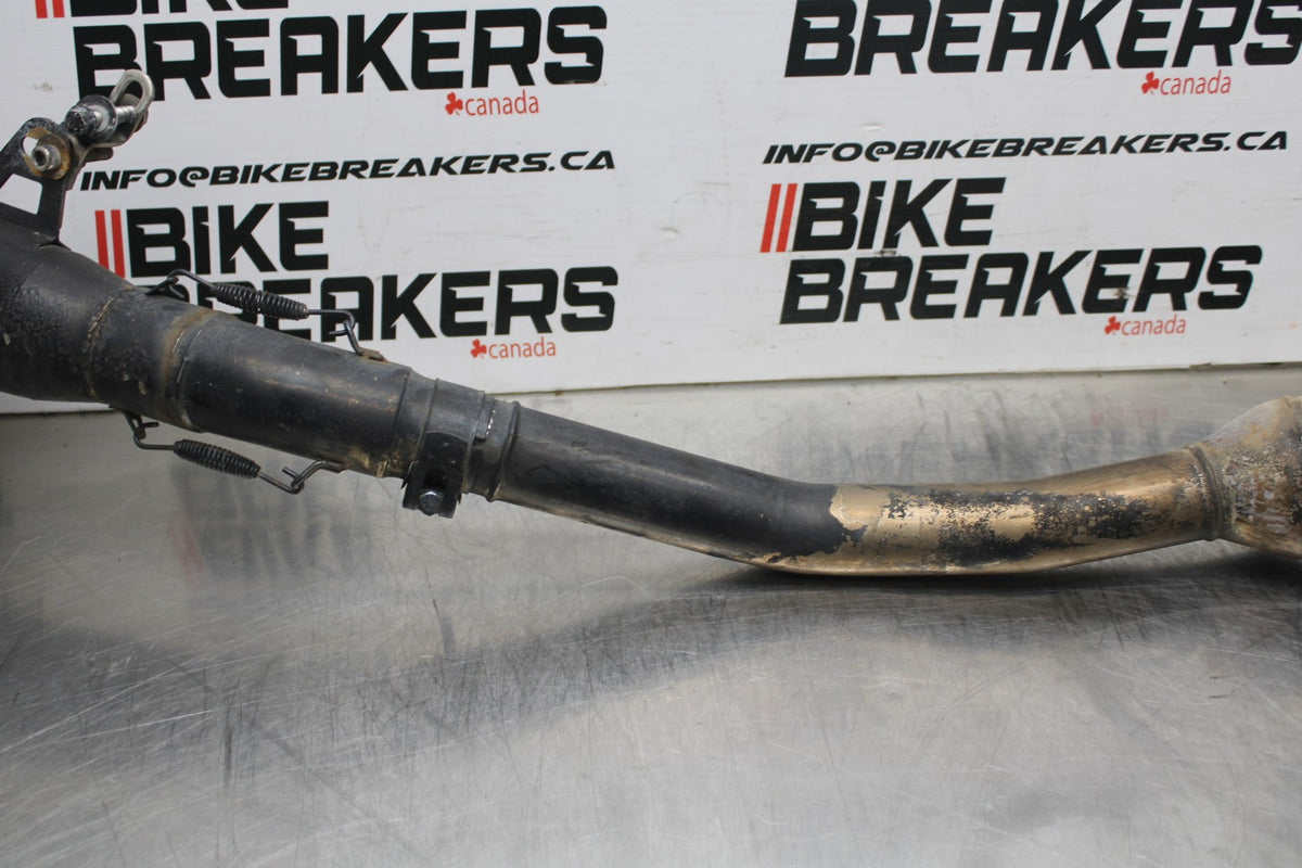 18-23 KAWASAKI NINJA 400 EX400 ABS FULL EXHAUST SYSTEM HEADERS PIPE BB795