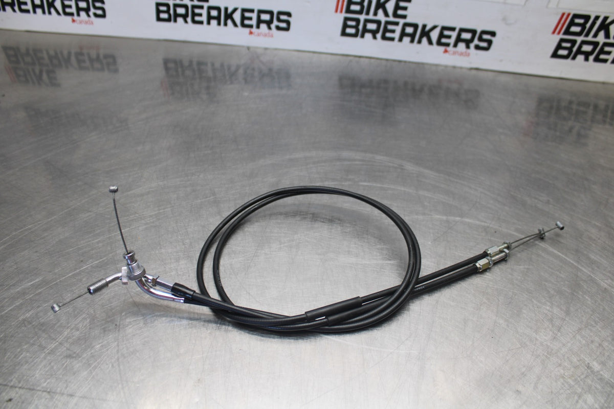 07 HONDA SHADOW SPIRIT 1100 THROTTLE CABLES LINES BB561